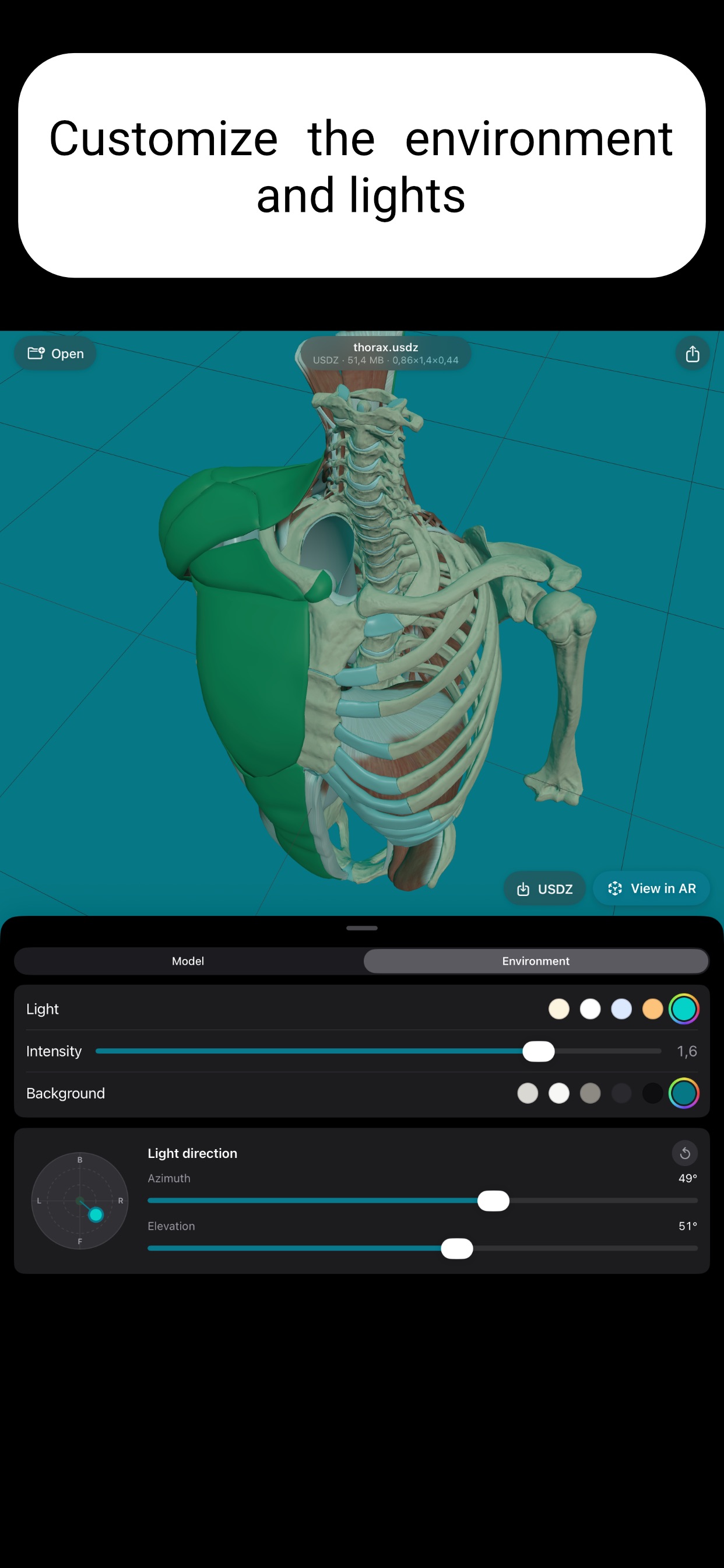 Screenshot 2 of 3D Models Viewer