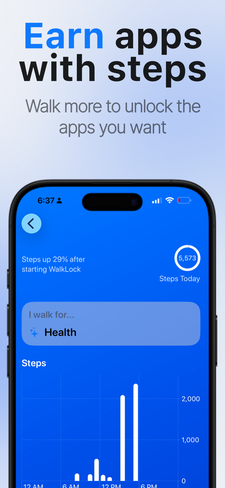 WalkLock: Walk to Unlock Apps screenshot 3