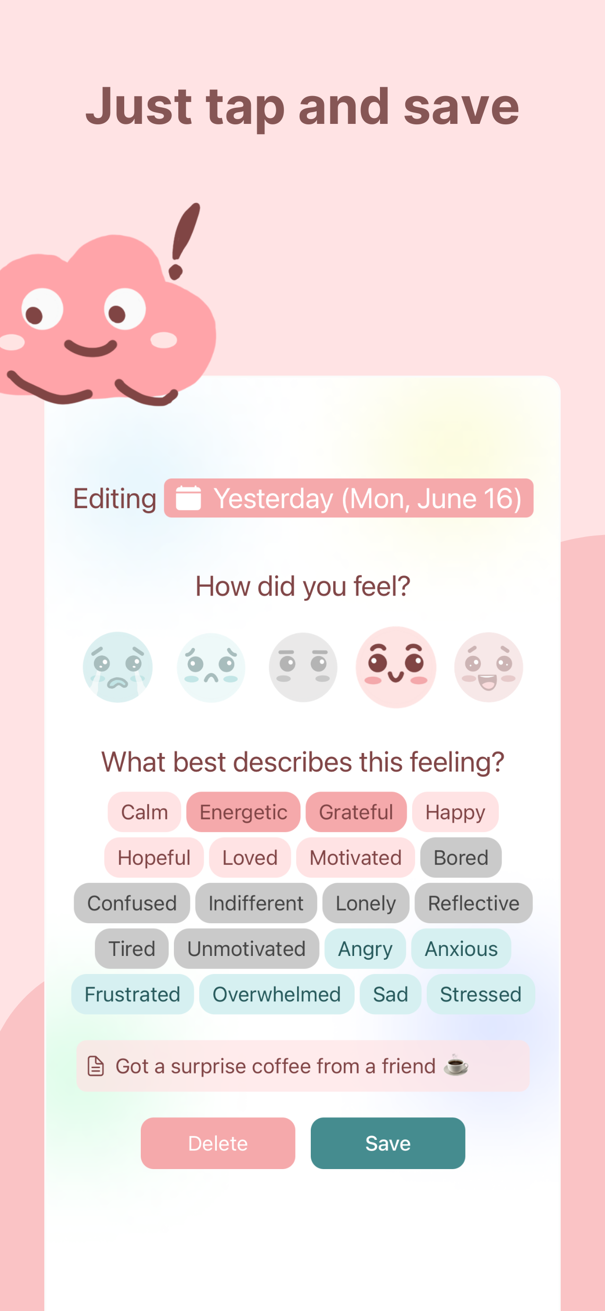 Wisp: Mood Tracker & Self Care