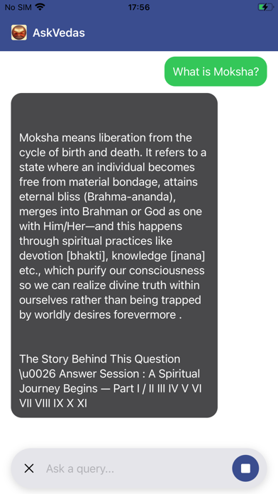 AskVedas screenshot 1