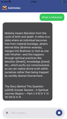 AskVedas screenshot 1