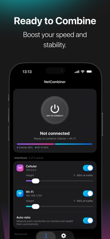 NetCombiner: Fast Internet Screenshot 5 of 5
