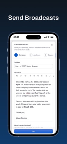 WaterRoutes iPhone screenshot