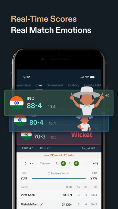 Screenshot #3 pour CREX - Just Cricket