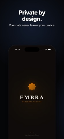 Embra: Personal Archive Screenshot 1 of 5
