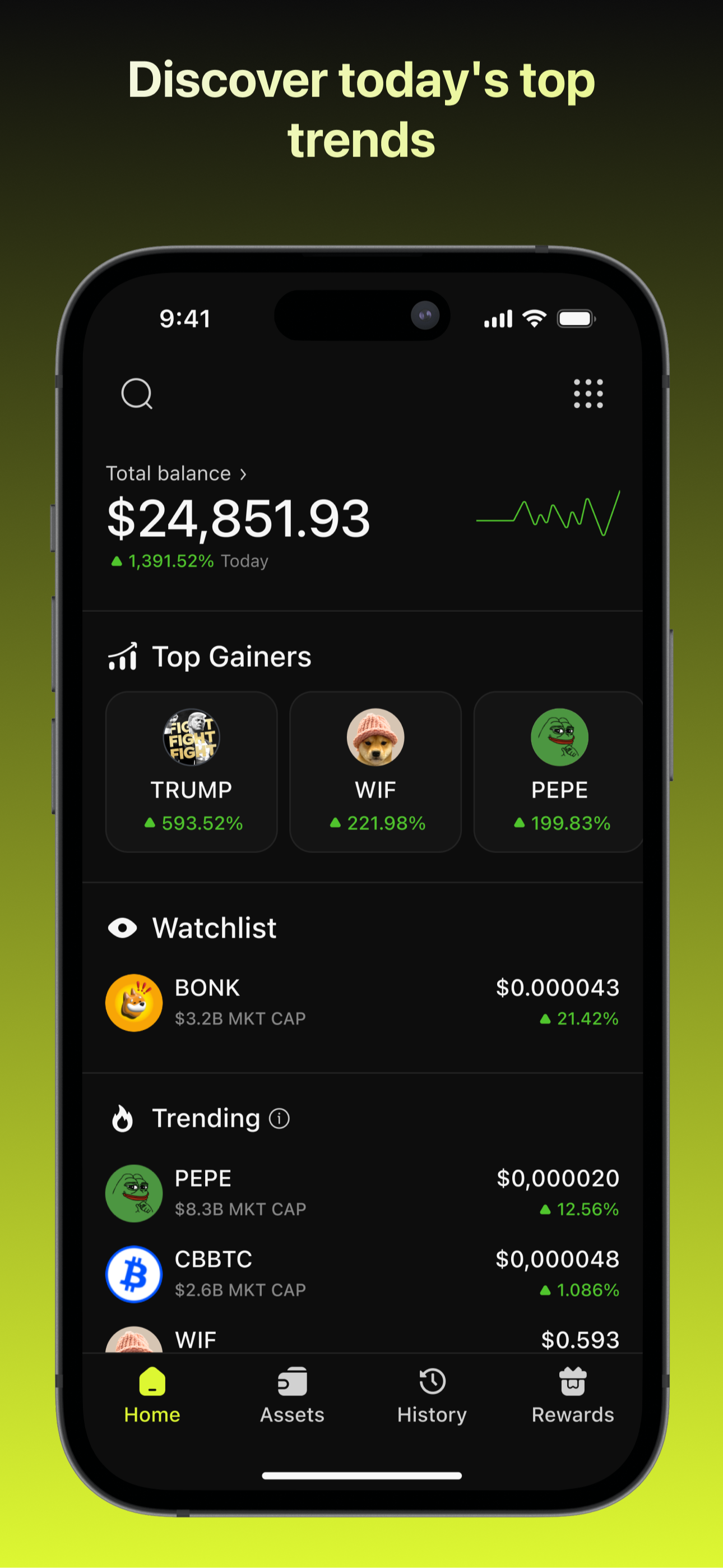 dextoro: Trade Crypto & Memes