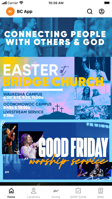 Bridge Church WI Screenshot