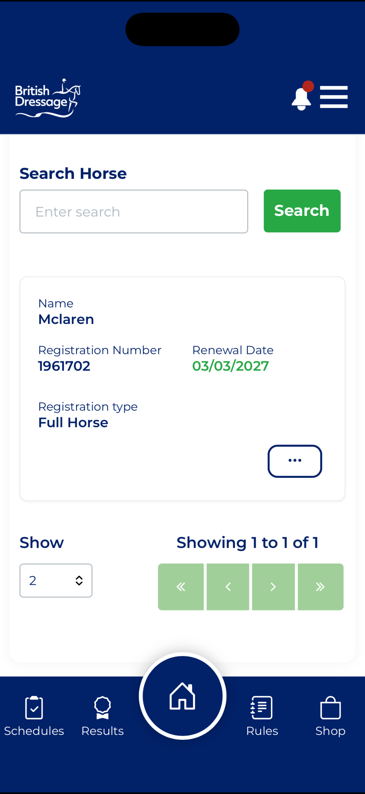 British Dressage