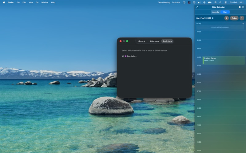 Screenshot #2 pour Side Calendar