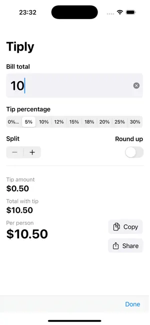 Tiplio screenshot 2
