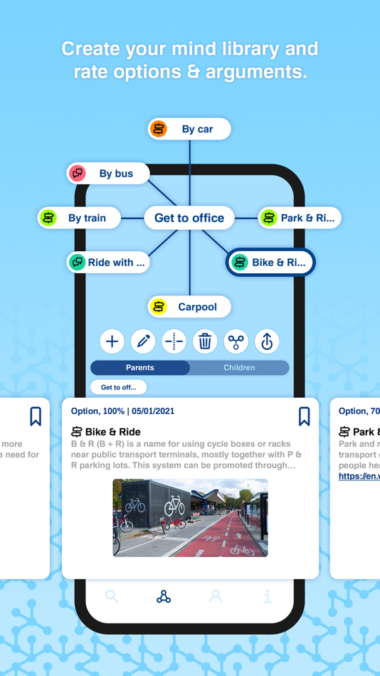 #3. mindlib (Mind Map, Notes) (iOS) Podle: Carsten Klaffke