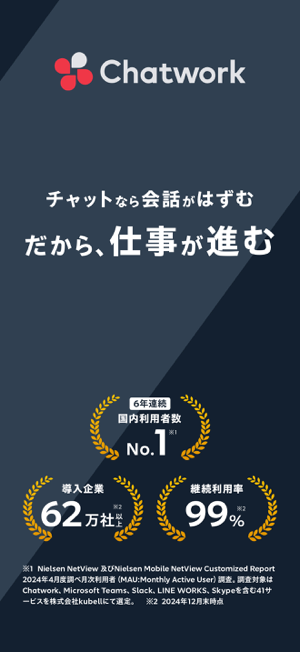 ‎Chatwork スクリーンショット