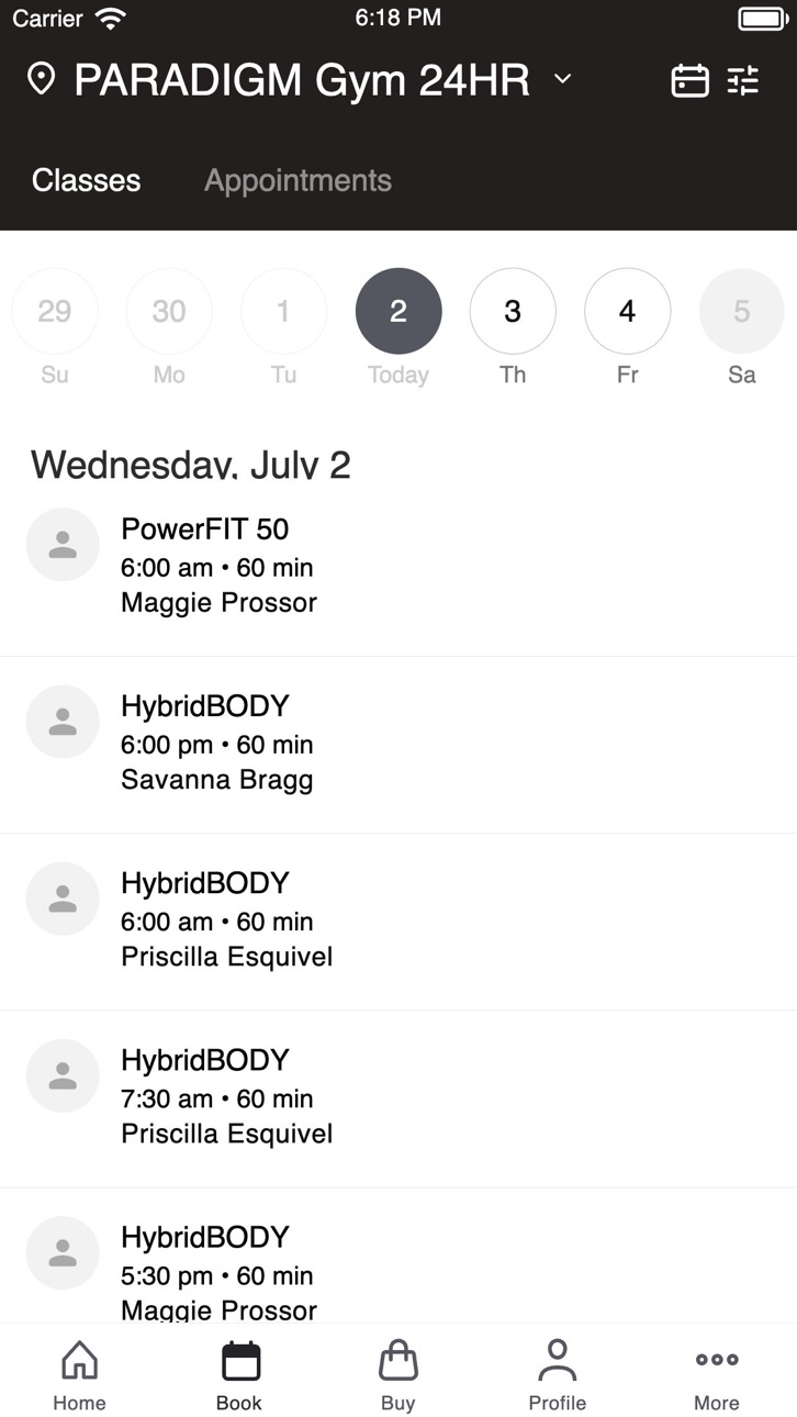 iPhone screenshot