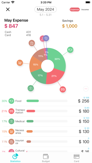Weple Money - Expense Manager Screenshot