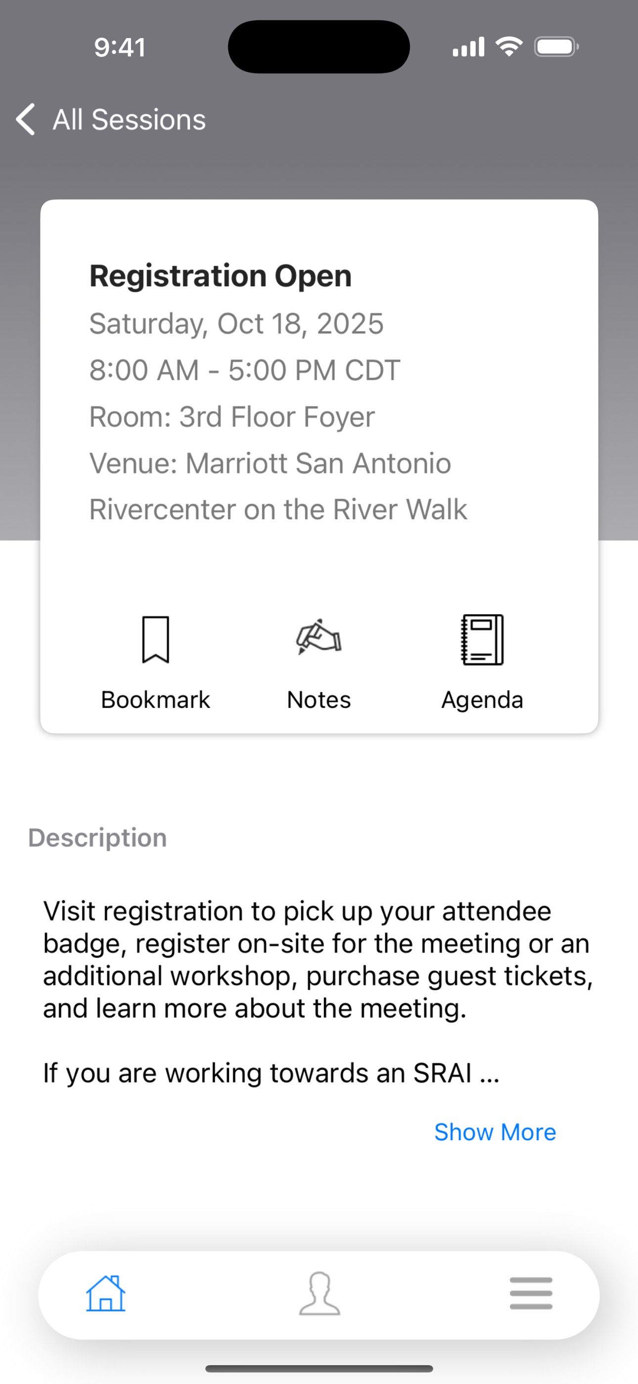 SRAI Meetings