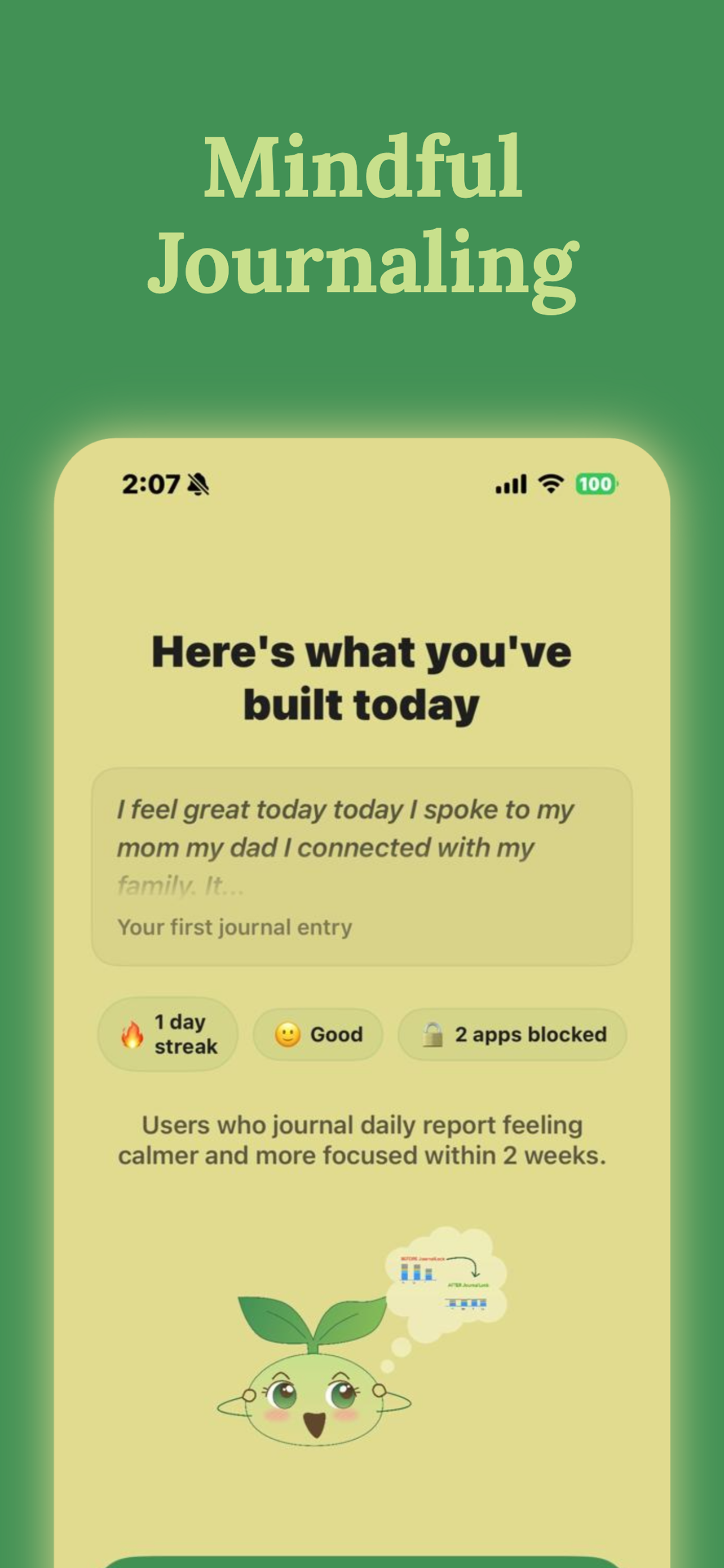 Journal Lock: Focus & Detox