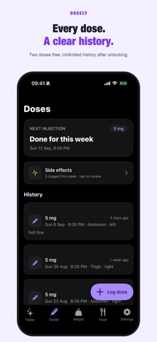 JabKeeper: GLP-1 Dose Tracker Screenshot 2 of 5
