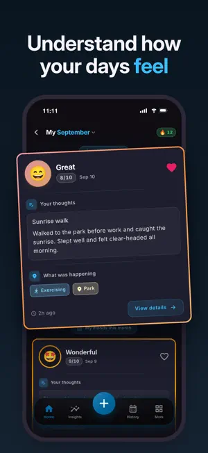 Better Tomorrow: Mood Tracker screenshot 1