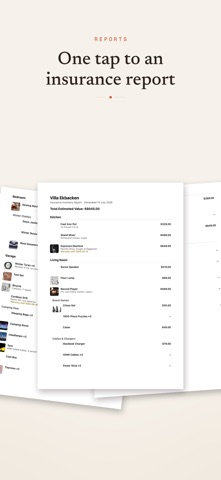 Ordning: Home Inventory iPhone screenshot