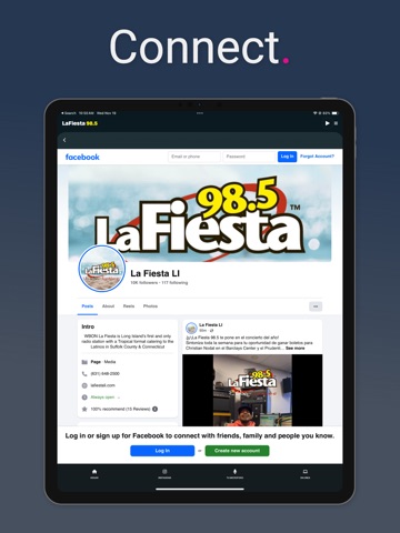 LaFiesta 98.5 Spanish Hits iPad screenshot