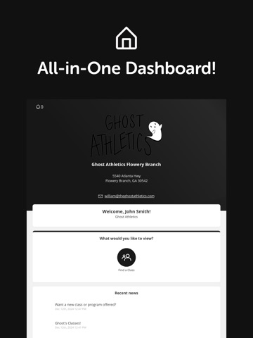 Ghost Athletics iPad screenshot