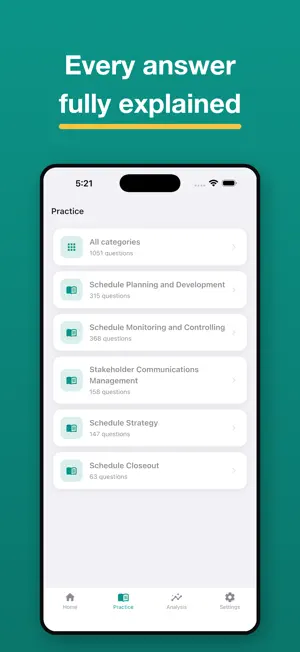 PMI-SP Scheduling Prep screenshot 3