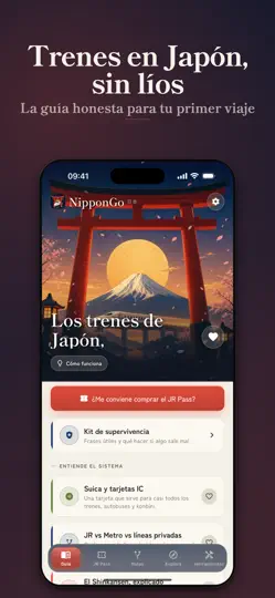 Captura de pantalla de NipponGo: Guía De Trenes Japón en iPhone 1