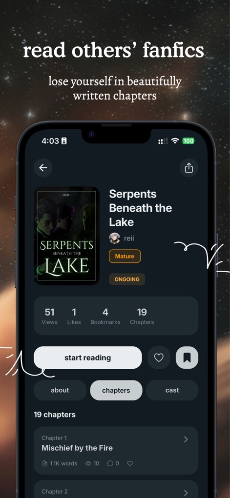 Kindred: Live Your Fanfiction - Books App | MWM