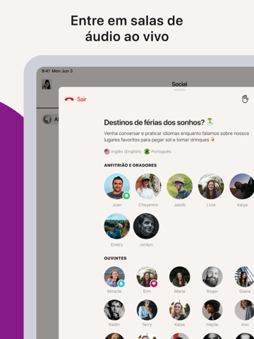 Tandem: Pratique idiomas iPad screenshot 4