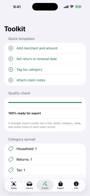 Receipt Roost screenshot 7