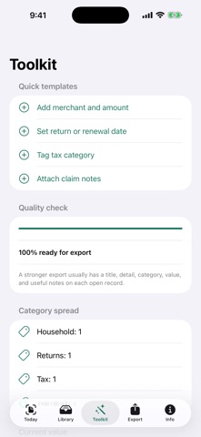 Receipt Roost screenshot