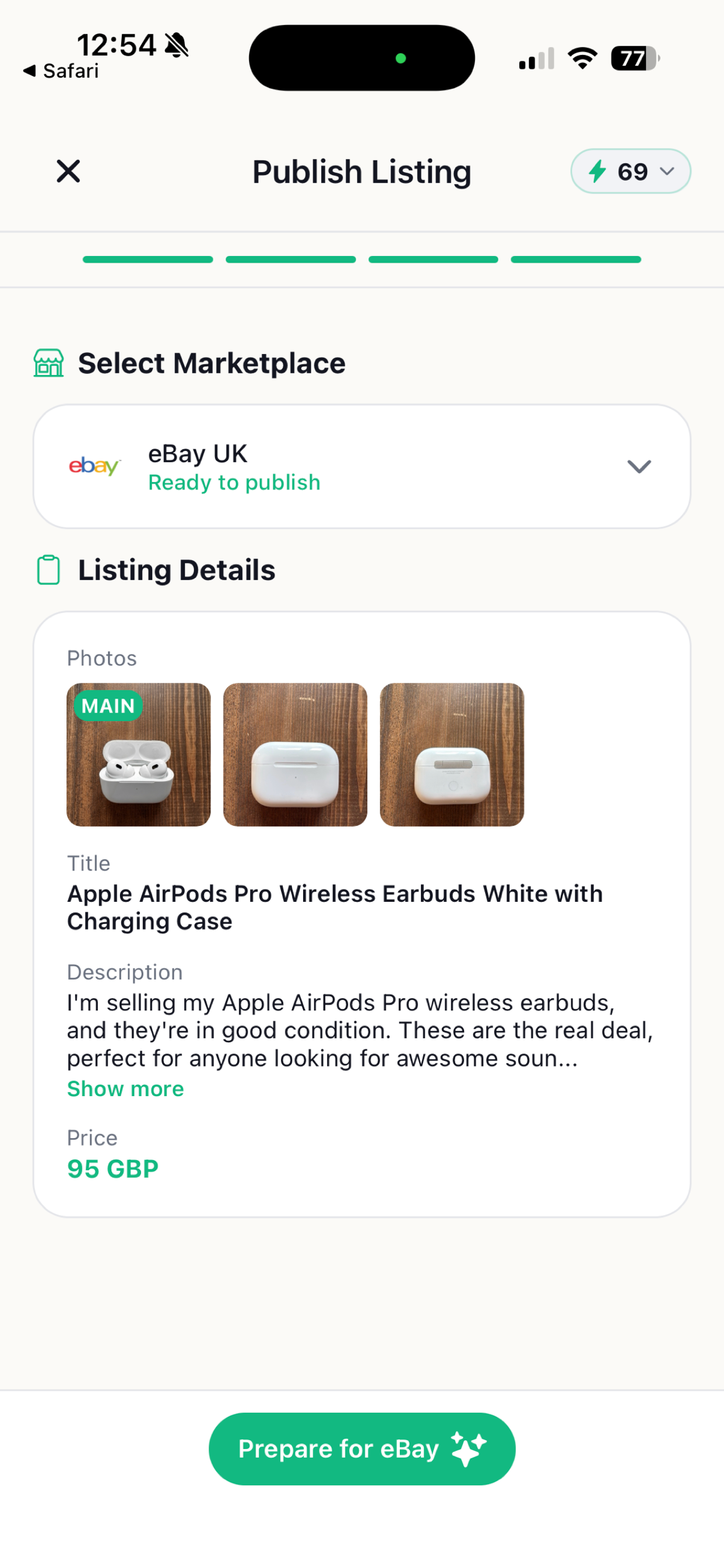 Rapid Sell AI screenshot 6