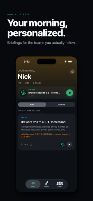 Scoutcast: Daily Game Recap screenshot 1