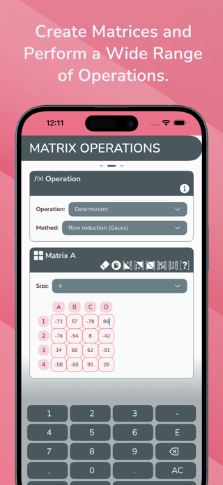 Matrix Operations Screenshot 3 of 10