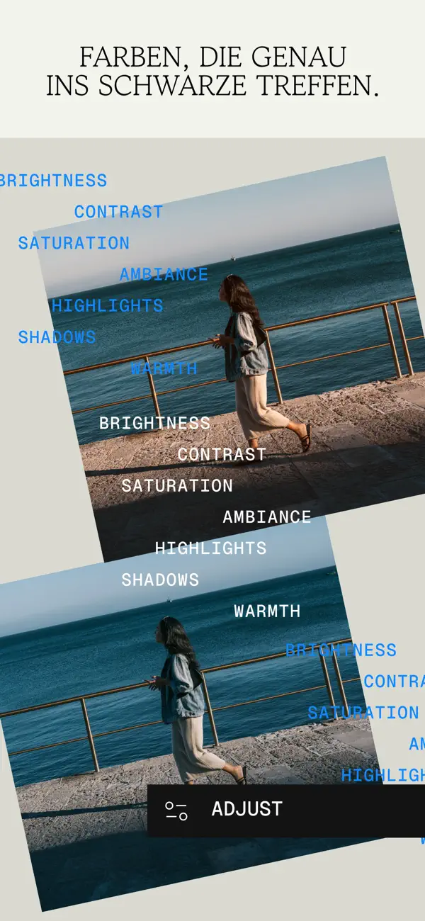 Snapseed iPhone App Screenshot 10 – Foto & Video
