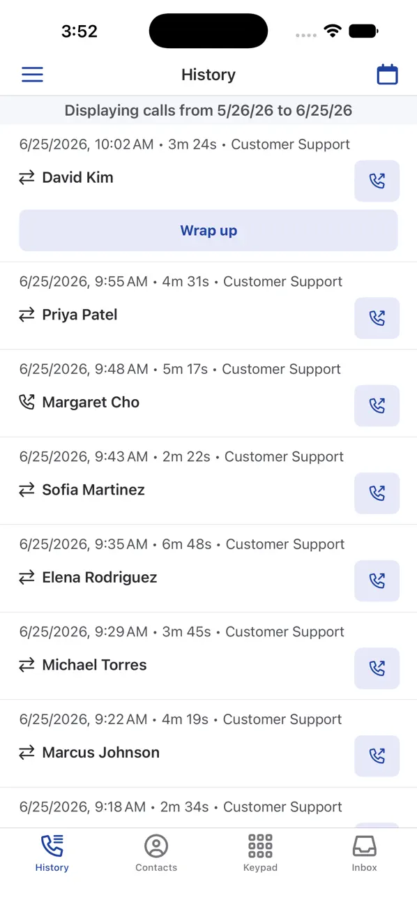 Screenshot #2 pour Genesys Cloud Communicate