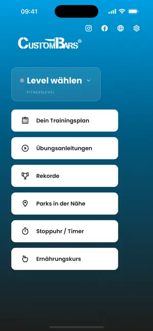 CustomBars Calisthenics screenshot 1