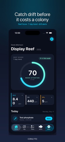 Coralytic: Reef Tank Tracker Screenshot 1 of 5