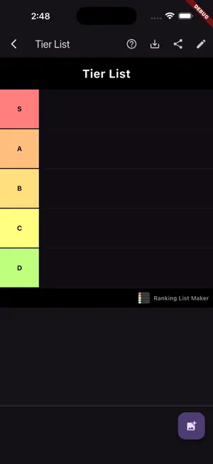 Ranking List Maker screenshot 2