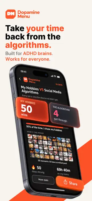 Dopamine Menu + App blocker screenshot 1