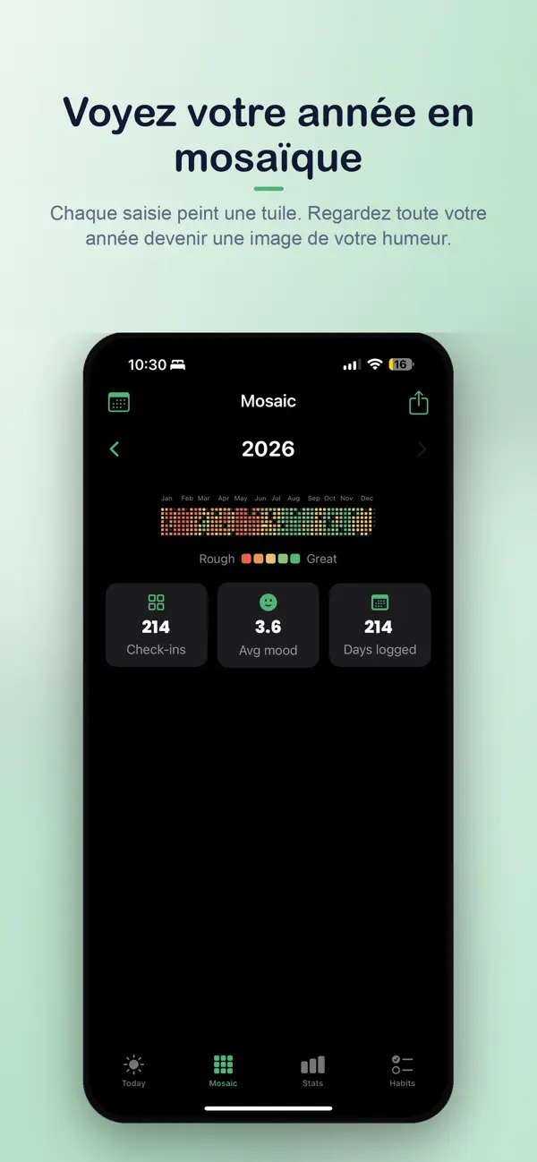 Screenshot #1 pour My Mood Mosaic