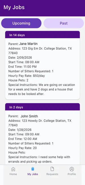 BCS Sitters screenshot 4