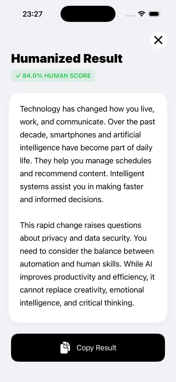 Screenshot #3 pour Plagiarism checker & humanizer