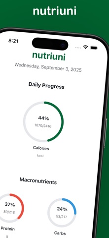 nutriuni screenshot