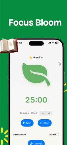 Focus Bloom: Pomodoro Timer Screenshot 1 of 4
