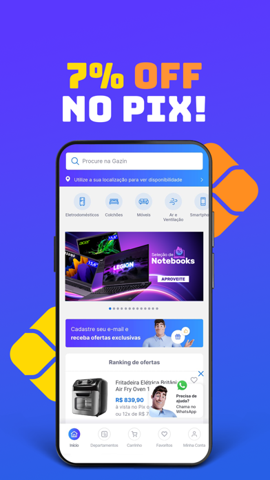 Gazin: Compras Online iPhone screenshot 4 - Shopping app