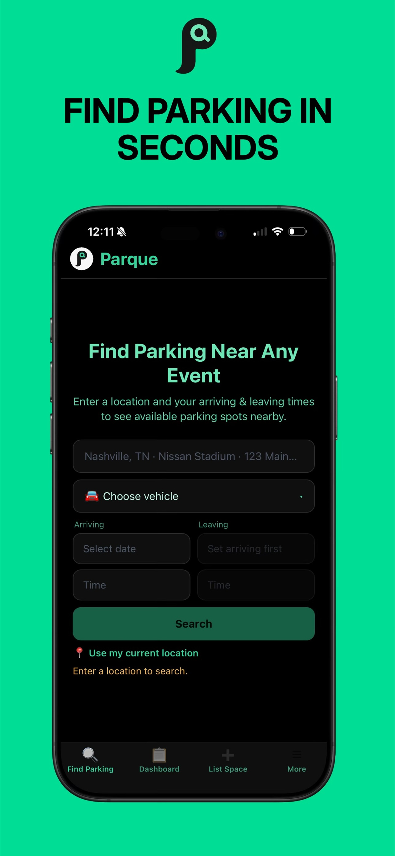Parque: Event Parking screenshot 3