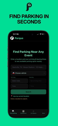 Parque: Event Parking iPhone screenshot