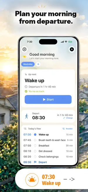 AM Routine: Morning Timer screenshot 1
