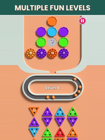 Marble Number Sort Puzzle iPad screenshot
